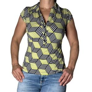 Alfani Retro Short Sleeved Shirt